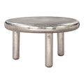 Arian Coffee Table Zuo 110796 | Recycled Aluminum | Silver
