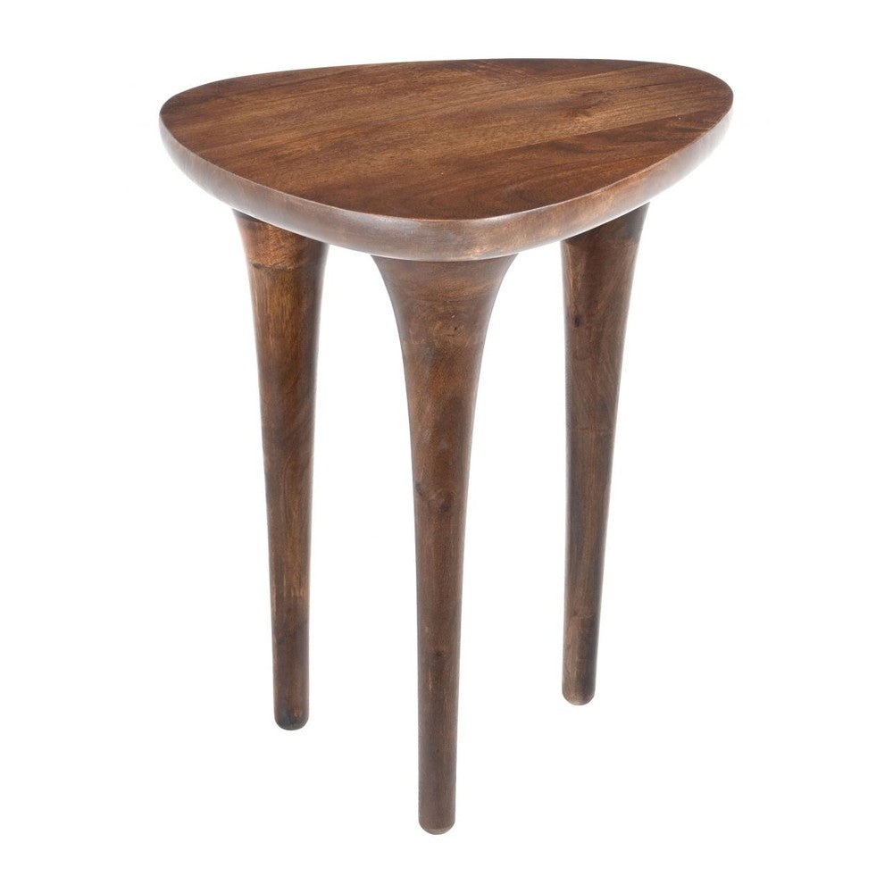Spiker Side Table Zuo 110804 | Mango Wood | Walnut