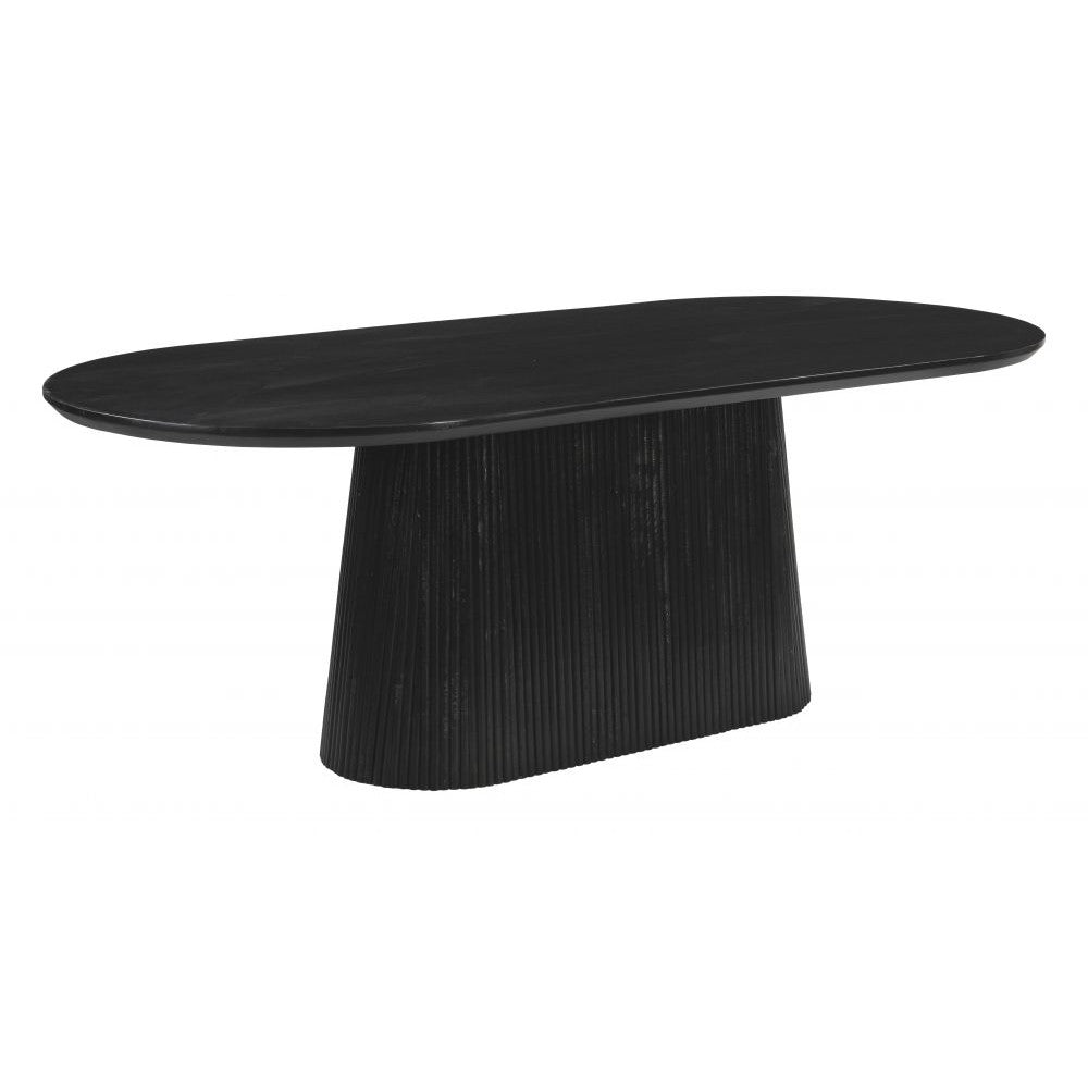 Sulco Dining Table Zuo 110811 | Mango Wood, MDF | Black