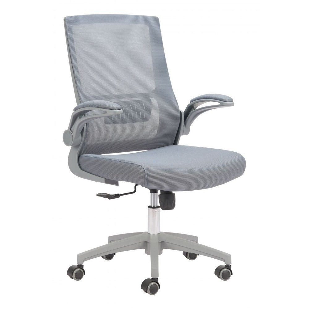 Pater Office Chair Zuo 110838 | Mesh Fabric, Nylon | Gray