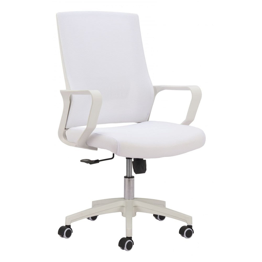 Jett Low Back Office Chair Zuo 110839 | White