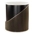 Tova Side Table Zuo 110950 | Marble, MDF, Powder Coated Iron | Multicolor