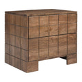 Modo Nightstand Zuo 110967 | Laminated Solid Mango Wood, MDF | Walnut