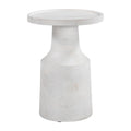 Cala Side Table Zuo 110971 | Mango Wood | White