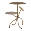 Mavro Accent Table Zuo 110977 | Electroplated Iron | Bras s