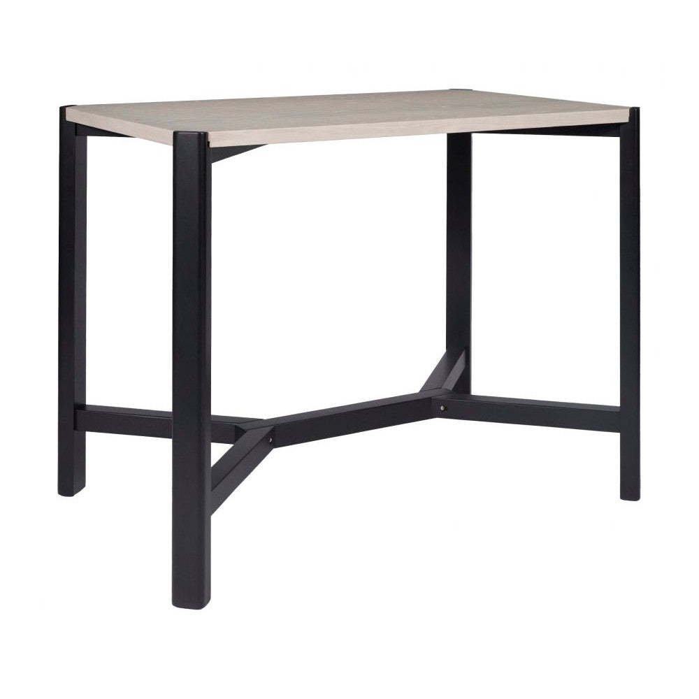 Noma Counter Table Zuo 110984 | Faux Wood MDF, Rubberwood | Whitewashed & Black