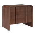 Calipso Nightstand Zuo 111024 | Solid Mango Wood, MDF | Walnut