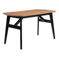 Kite Desk Zuo 111055 | Laminated Solid Acacia Wood, Painted Solid Acacia Wood | Walnut & Black