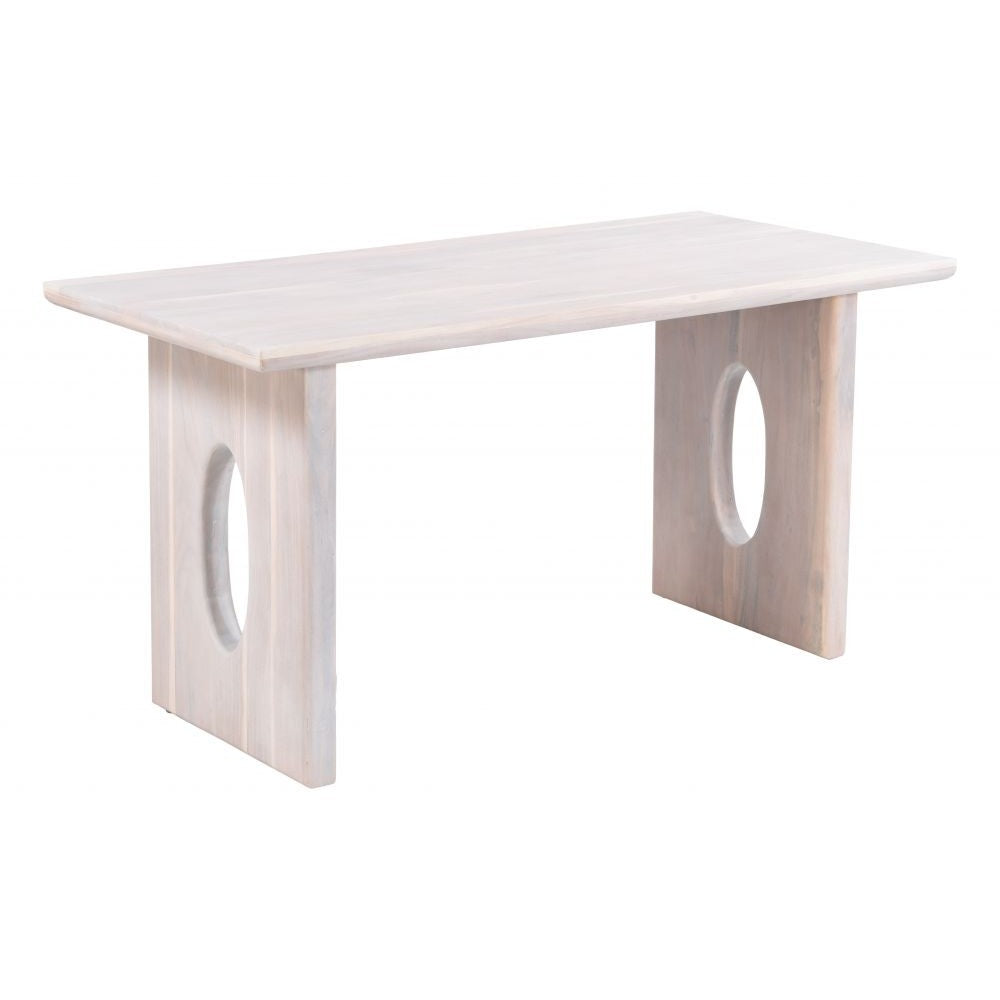 Cinan Desk Zuo 111059 | Whitewashed Solid Acacia Wood | Natural