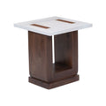 Hassan Side Table Zuo 111064 | Mango Wood | White