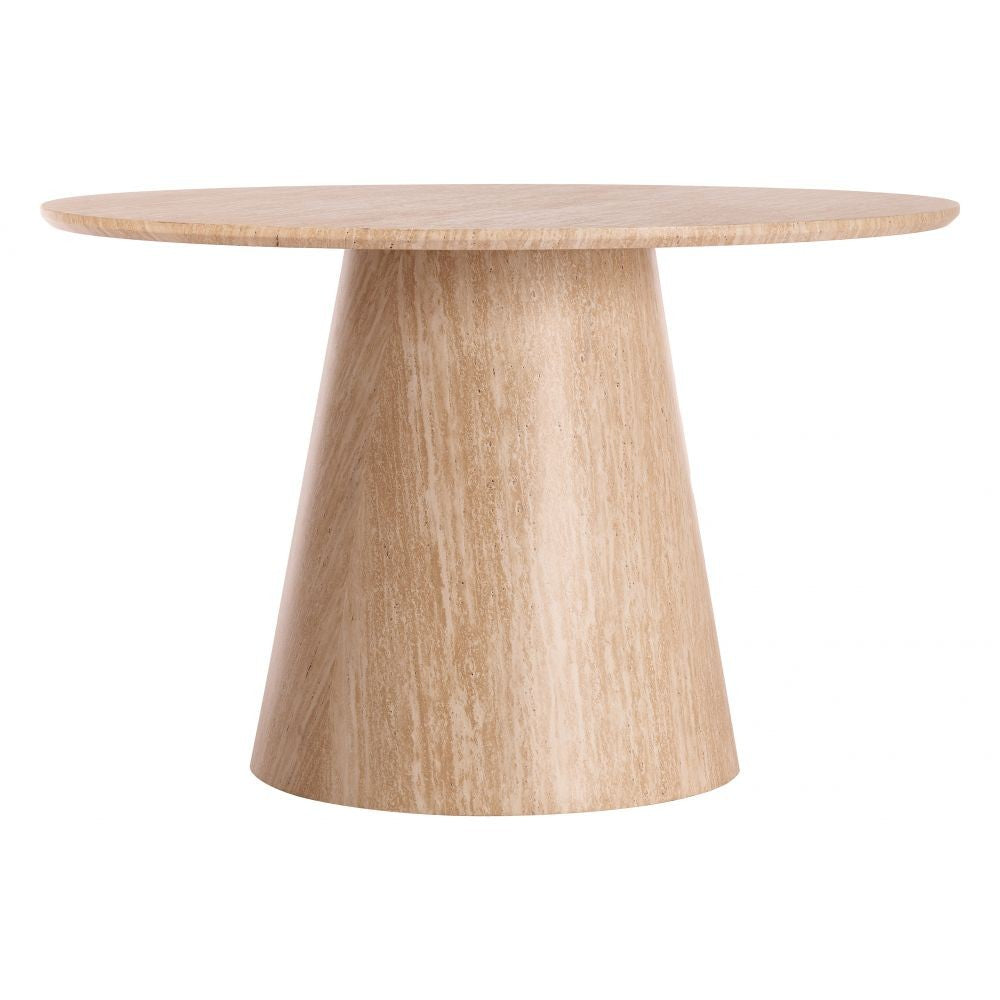 Legno Dining Table Zuo 111080 | Faux Travertine MDF | Natural