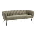 Deco Sofa Zuo 111087 | Chenille Polyester Fabric, Powder Coated Steel | Green Tweed