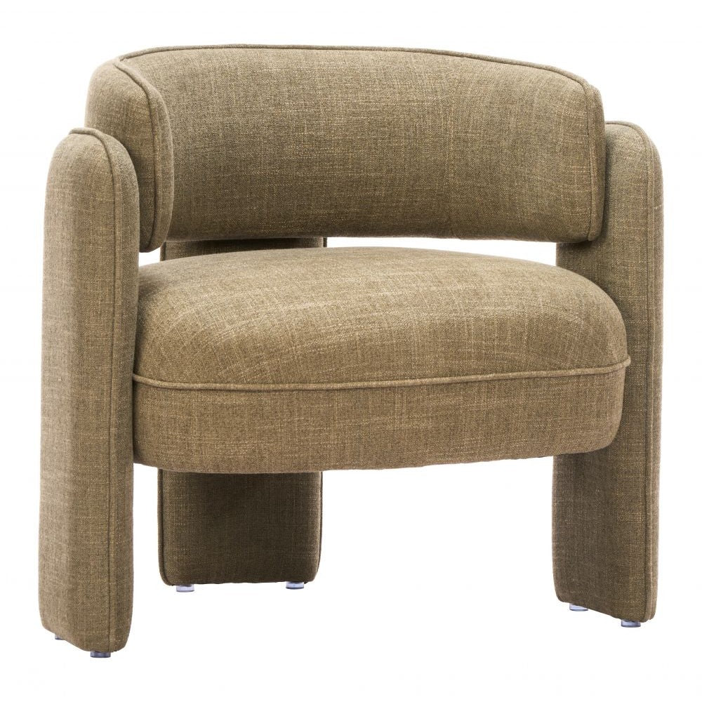 Naan Accent Chair Zuo 111097 | Textured Polyester Fabric | Articho keGreen
