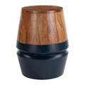 Tornos Side Table Zuo 111115 | Solid Acacia Wood | Walnut& DeepBlu e