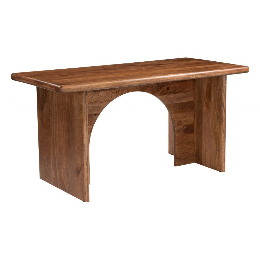 Luthien Desk Zuo 111136 | Solid Mango Wood | Walnut