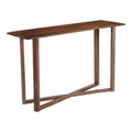 Macaria Console Table Zuo 111170 | Solid Mango Wood | Walnut