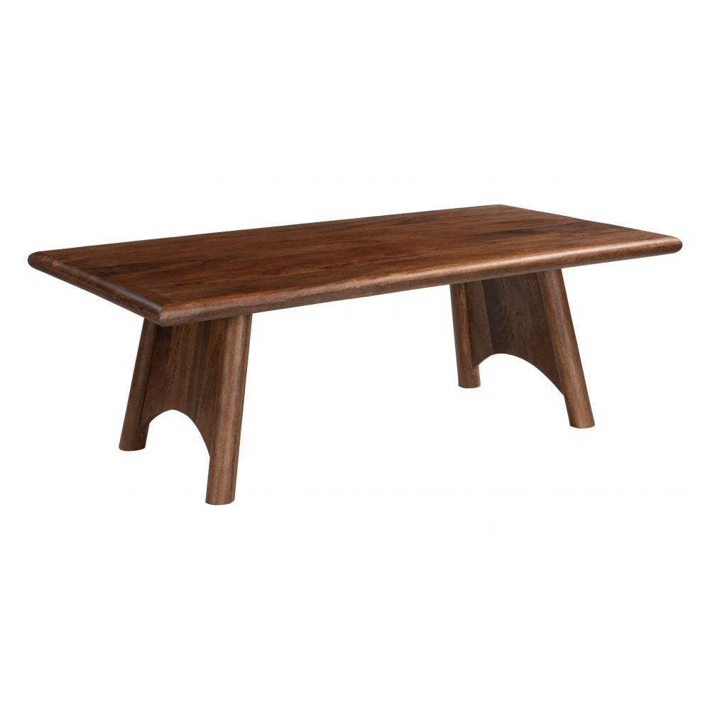 Hecate Coffee Table Zuo 111172 | Solid Mango Wood | Walnut