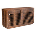 Linea Credenza Zuo 199051 | Wood Veneer MDF, Rubberwood, MDF | Walnut