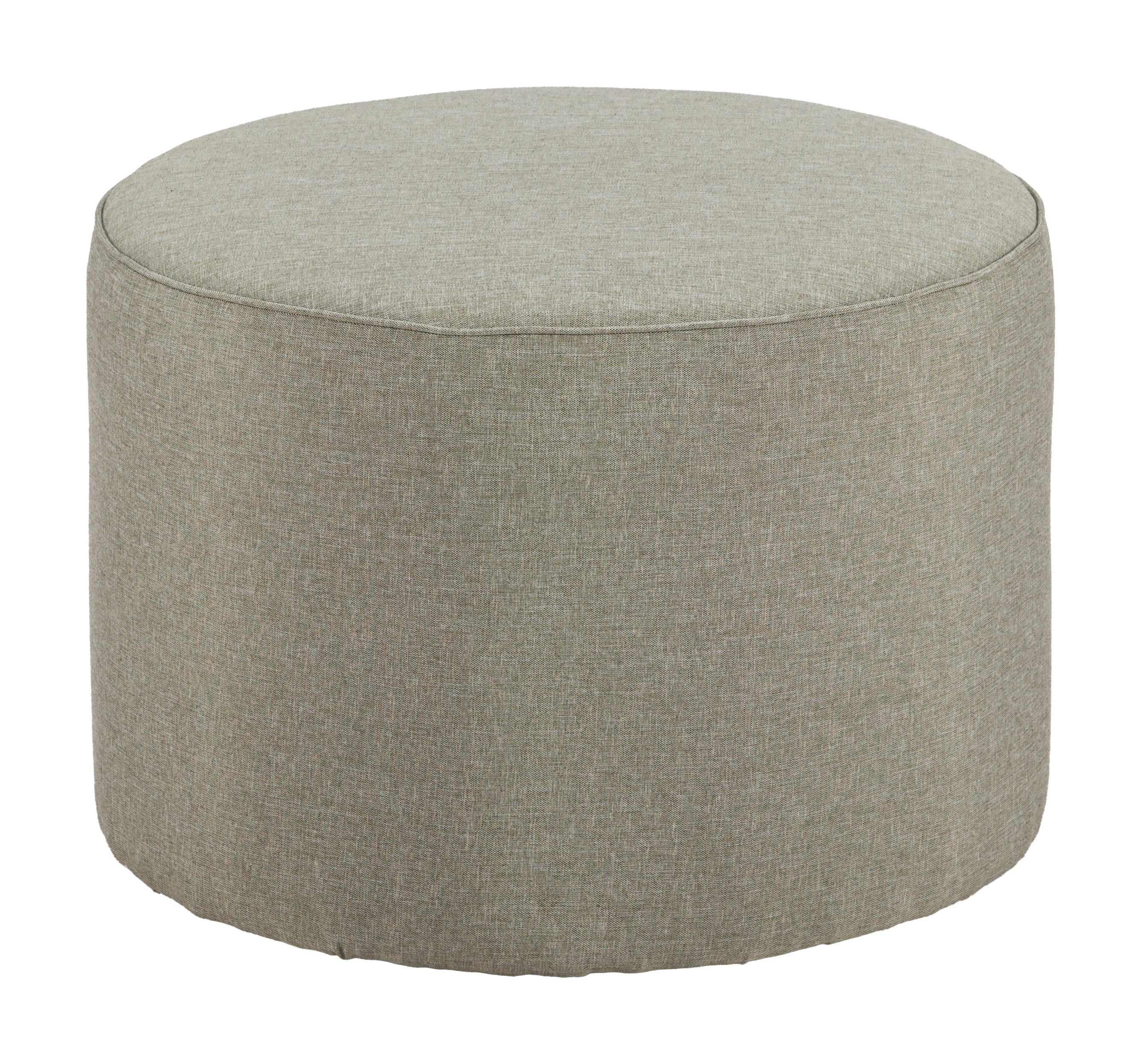 ZUO Moxy Outdoor Ottoman — Green All-Weather Olefin Fabric, Powder Coated Steel, 220 lb Capacity