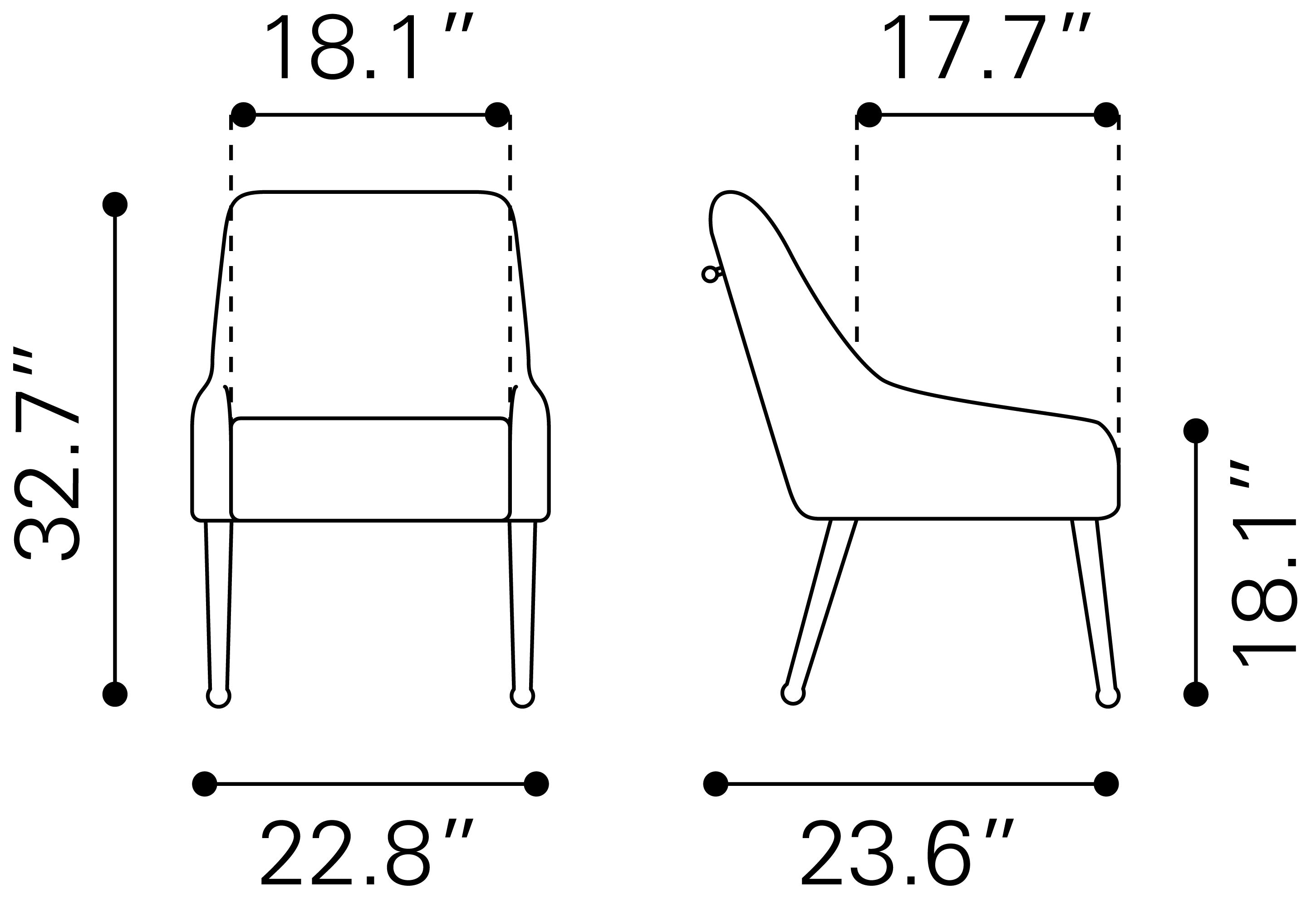 ZUO Maxine Dining Chair — Black Velvet, Gold Powder Coated Steel Legs, 330 lb Capacity
