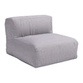 Luanda Middle Chair Zuo 703999 | Outdoor Olefin Fabric, Shredded, Foam, Tex tilene | Gray