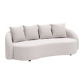 Sunny Isles Sofa Zuo 704018 | Outdoor Olefin Fabric, Aluminum, 100% Polypropylene | Beige