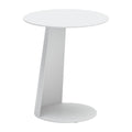 Sunny Isles Side Table Zuo 704020 | Powder Coated Aluminum | White