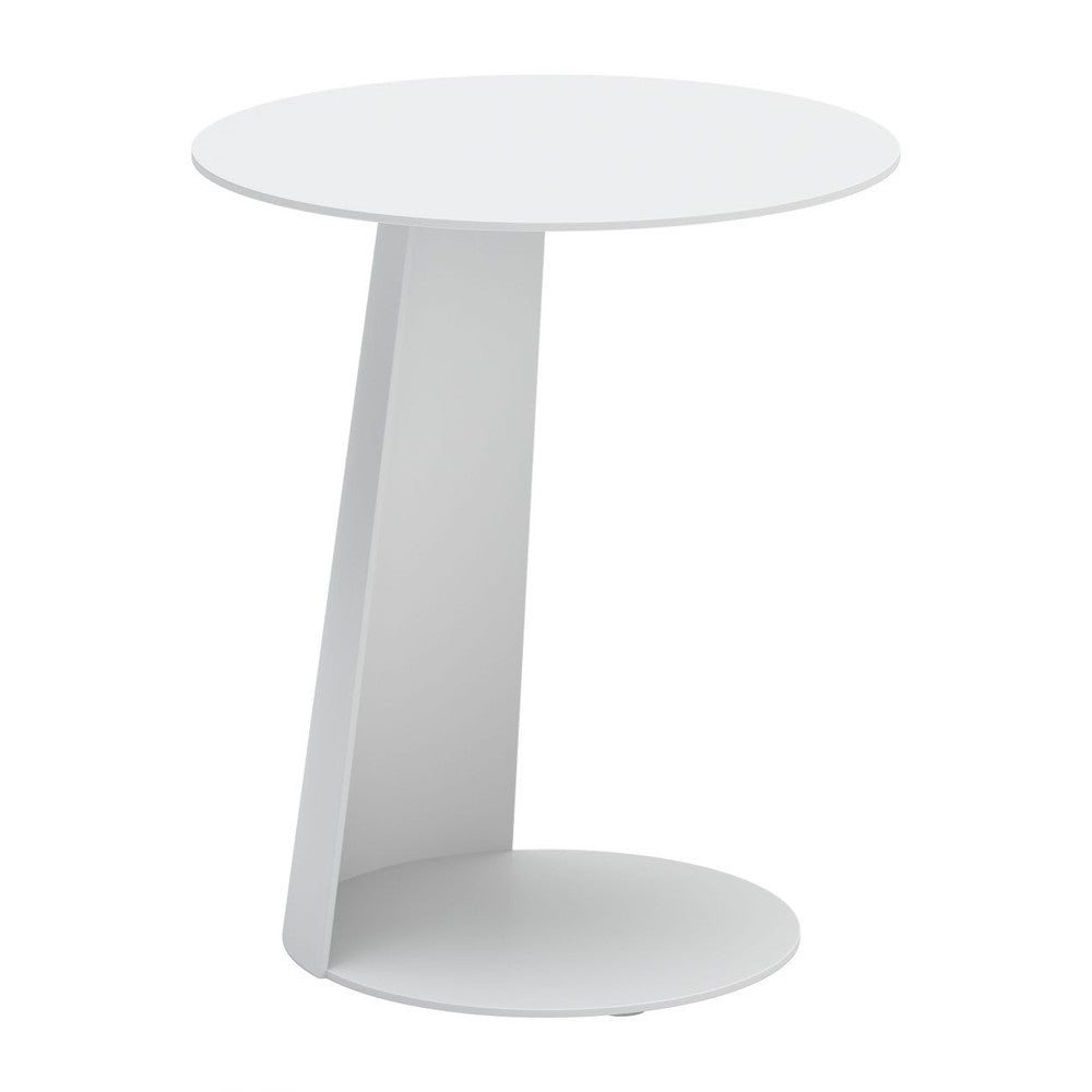 Sunny Isles Side Table Zuo 704020 | Powder Coated Aluminum | White