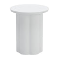 Kogur Side Table Zuo 704021 | Powder Coated Aluminum | White