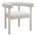 Sunbath Dining Chair Zuo 704048 | Outdoor Polyester Fabric, Powder Coated Aluminum | White