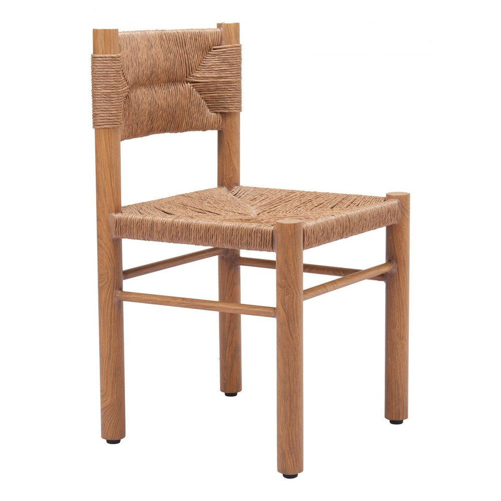 Iska Dining Chair Zuo 704049 | Natural