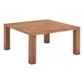 Regels Coffee Table Zuo 704056 | Faux Wood Aluminum | Natural