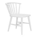 Shio Dining Chair Zuo 704082 | Powder Coated Aluminum | White