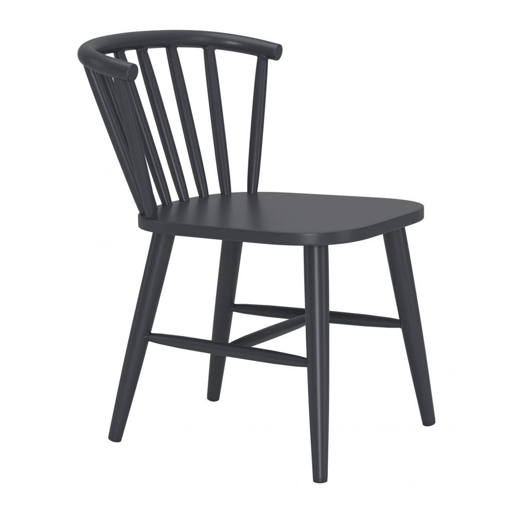 Shio Dining Chair Zuo 704082 | Black