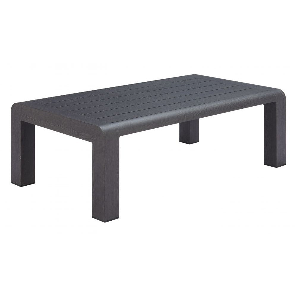 Rolig Coffee Table Zuo 704090 | Faux Wood Aluminum | Black