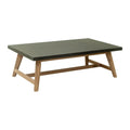 Dert Coffee Table Zuo 704092 | Faux Concrete Duralcrete, Painted Acacia Wood | Gray