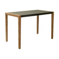 K Ata Counter Table Zuo 704101 | Faux Concrete Duralcrete, Acacia Wood | Gray