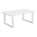 Welt Coffee Table Zuo 704113 | Powder Coated Aluminum | White