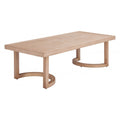 Leto Coffee Table Zuo 704116 | Faux Wood Aluminum | Brown