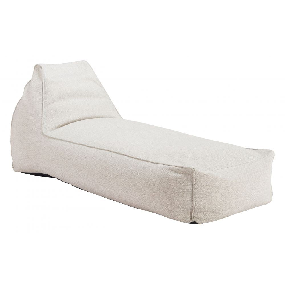 Kalm Chaise Lounge Zuo 704117 | Outdoor Olefin Fabric, EPP Bean, Textilene | Beige