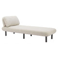 Aperto Chaise Zuo 704123 | Outdoor Olefin Fabric, Powder, Coated Aluminum | Beige