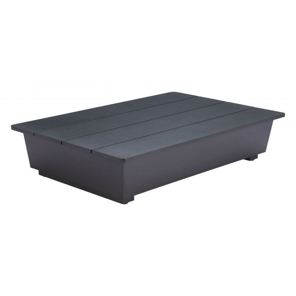 Tien Coffee Table Zuo 704138 | Powder Coated Aluminum | Black