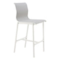 Naji Barstool Zuo 704145 | Powder Coated Aluminum, Textilene | Gray