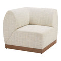 Christy Corner Chair Zuo 704147 | Outdoor Polyester Fabric, Powder Coated Aluminum | Beige
