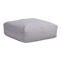 Luanda Ottoman Zuo 704151 | Outdoor Olefin Fabric, Shredded, Foam, Tex tilene | Gray