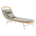 Skim Chaise Lounge Zuo 704175 | Outdoor Olefin Fabric, Powder Coated, Aluminum, Synthetic Rattan Weave | Multicolor
