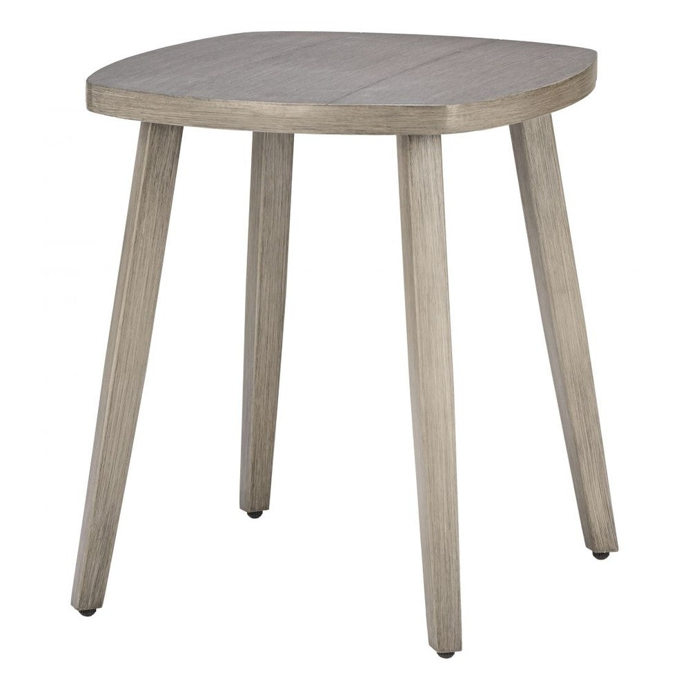 Foret Side Table Zuo 704205 | Faux Wood Aluminum | Brown