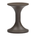 Arka Side Table Zuo 704208 | Faux Terrazzo Poly Cement | Brown