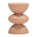 Tressa Side Table Zuo 704209 | Faux Terrazzo Poly Cement | Terr acotta