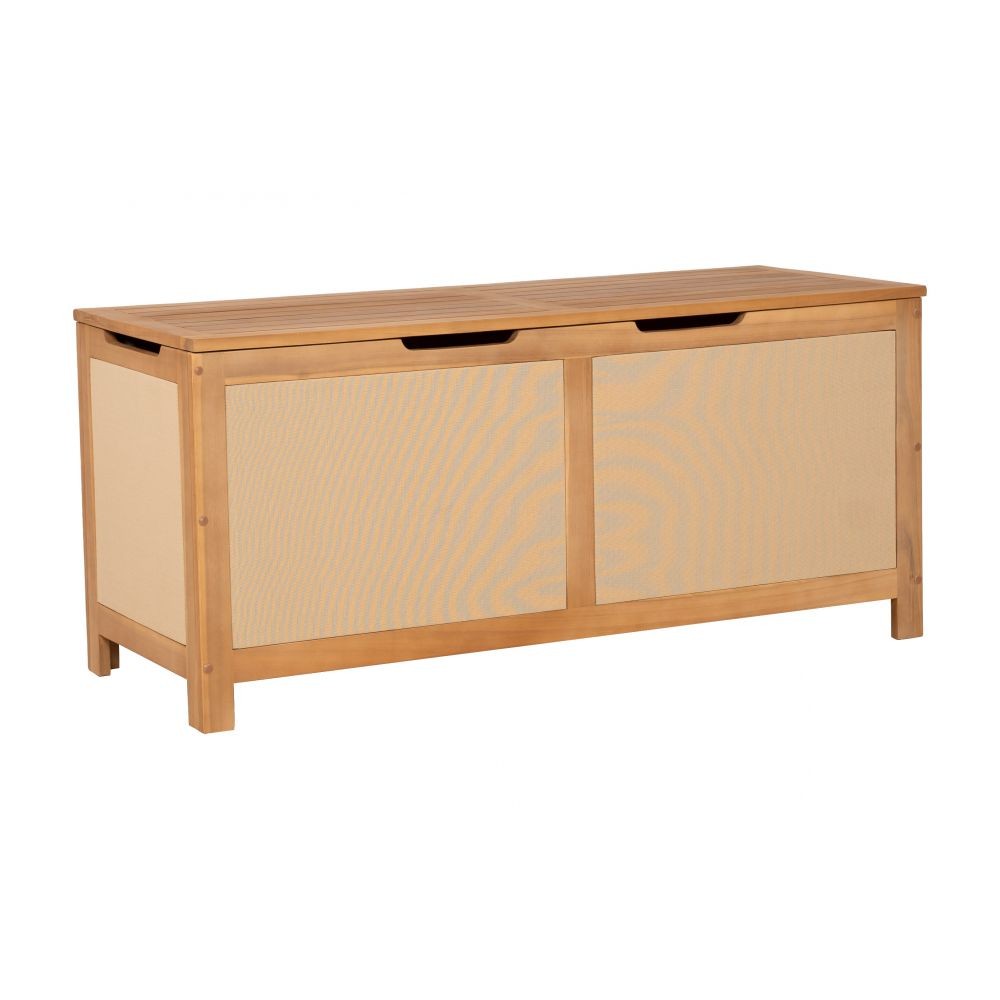Valtan Storage Chest Zuo 704228 | Solid Acacia Wood, Textilene | Natural